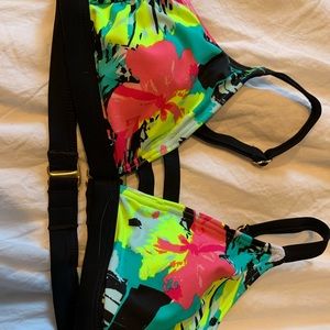 neon bathing suit top